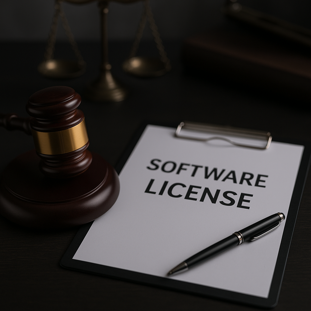 Licenza software a uso commerciale per consulenti supportati da avvocato a Roma